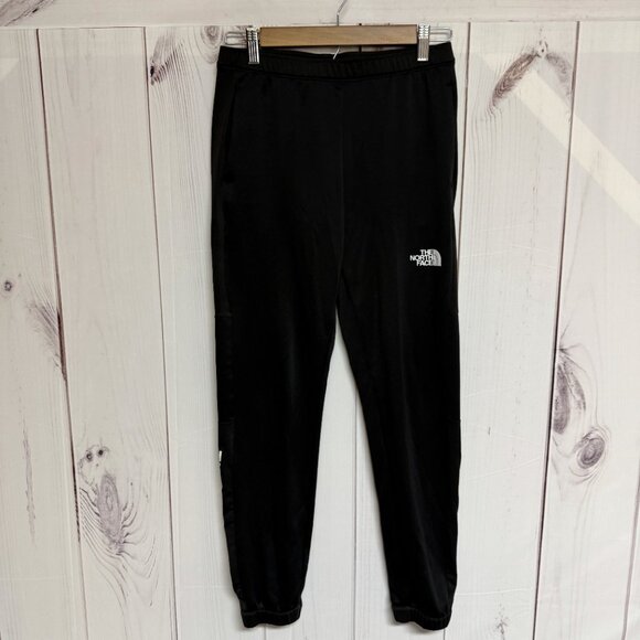 The North Face Boys Jogger Pants L (14/16) Black Logo, Good Cond. - Picture 1 of 12
